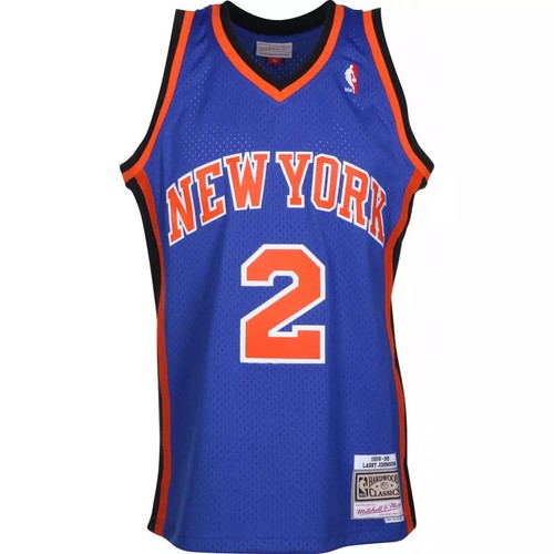 Men's Mitchell & Ness Larry Johnson New York Knicks Hardwood Classics Jersey M - Picture 2 of 3