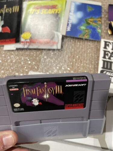 SNES Final Fantasy 3 CIB - Bild 11 von 13