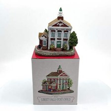 Liberty Falls Post Office 1996 Americana Collection Used Christmas Village