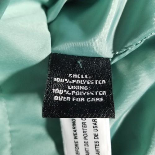 NWT 140$ Relativity Jacket Hooded Coat Menthol Green Womens Medium Snap Zip - Picture 4 of 10