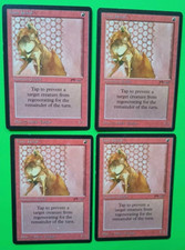 Magic the Gathering MTG Arabian Nights HURR JACKAL X 4 (3 LP/EX & 1 w Dings)