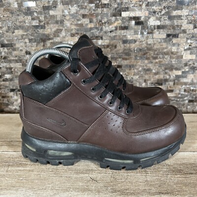 Air Max Goadome Brown Leather ACG Waterproof Boots Men&#039;s Sz eBay