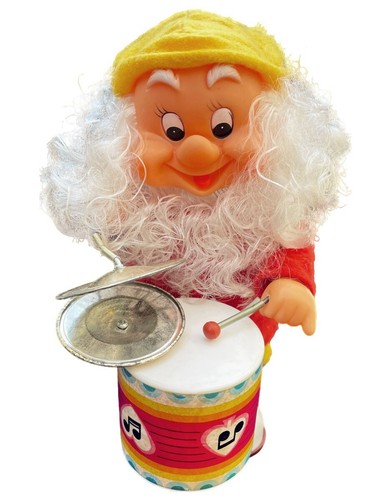 Vintage Lovely The Drummer Battery Operated Dwarf w/ original box (Sold AS IS) - Picture 3 of 14