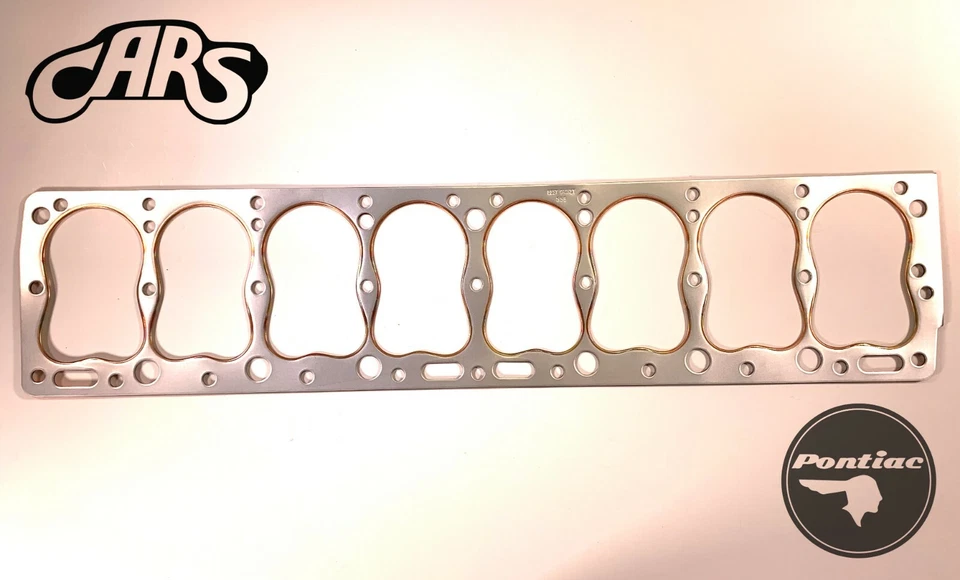 Pontiac 268 1950-1954 cabeza plana 8 | Junta de culata | Mejor junta | Cobre Foto 3 de 4