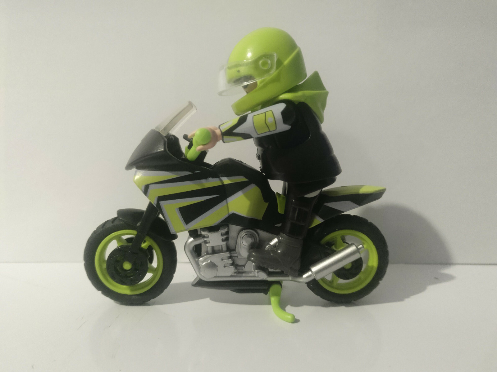 Chicos Con Moto De Carreras De Playmobil