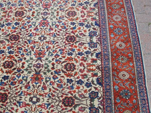Handmade Old Oriental Floral Rug,Wool Area Rug,Traditional Vintage Carpet 6x9 - Picture 8 of 24