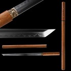 New Listing30' Shirasaya Clay Tempered Wakizashi Sword Japanese Katana Samurai Sword Sharp