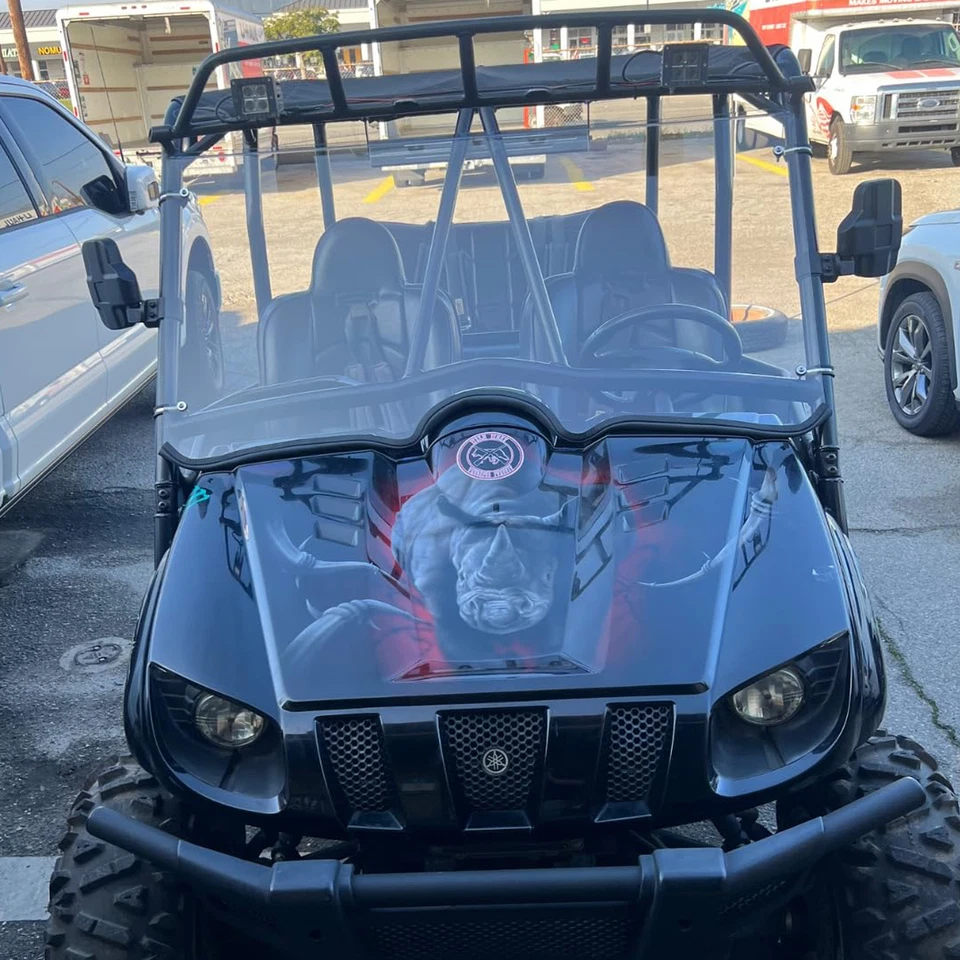 Front Windshield Scratch Resistant for 2006-2008 Rhino 450/ 2004-2007 Rhino 660 Foto 4 de 4