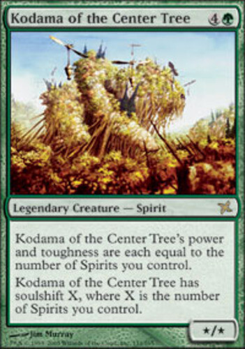1x Kodama of the Center Tree Light Play, English - Betrayers of Kamigawa MTG