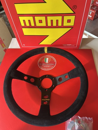 Lenkrad Momo Mod07 Wildleder - Bild 2 von 5