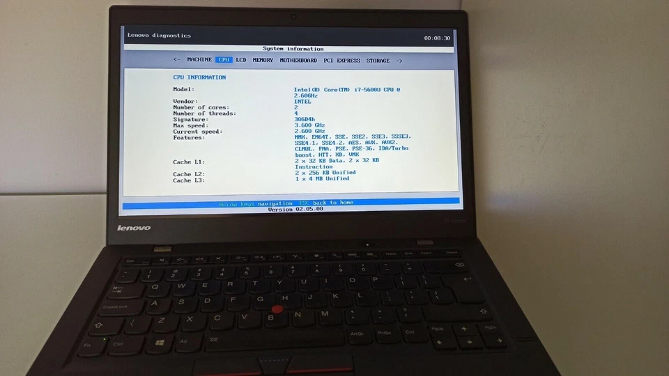 Lenovo ThinkPad X1 Carbon · i7-5600U · 8GB · 240GB, Foto 2 von 5