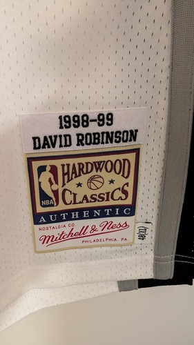 David Robinson Mitchell & Ness 1999 NBA FINALS AUTHENTIC AUTO Jersey BECKETT 🔥 - Picture 8 of 15