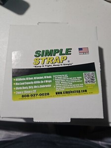 Simple Strap Heavy Duty Rubber Tie-Down Straps 400lbs Strength 20ft. Roll