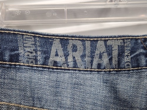 Ariat M4 34x32 Low Rise Boundary Boot Cut Jeans 10012136 Distressed (36x32)* - Picture 3 of 15