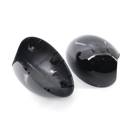 1 Pair Gloss Black Mirror Cover Cap For Mini Cooper R55 R56 R57 R58 R59 R60 R61 - Foto 8 di 10