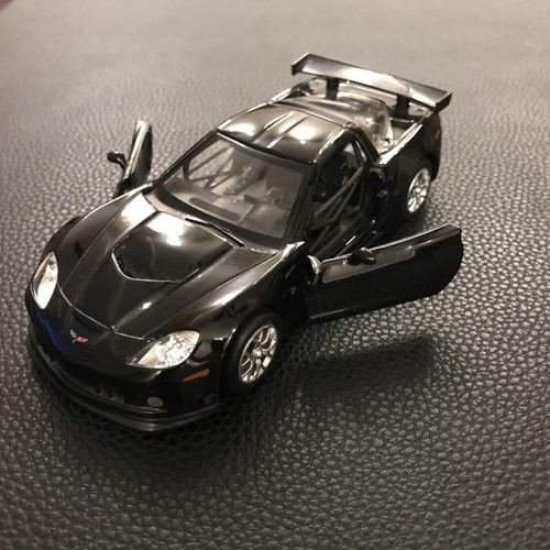 KINSMART 2010 CHEVROLET CORVETTE C6-R (Black) PULL N GO (New, No Box) - Picture 10 of 11