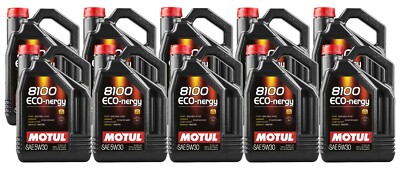 Motul 8100 ECO-NERGY 5W30 50 Liters Fully Synthetic Engine Motor Oil (10 x 5L)