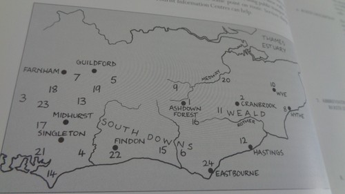 Downs & Weald Walking Guide Book Great Walks The Downs And Weald 1990  192 Pages - Imagen 4 de 12