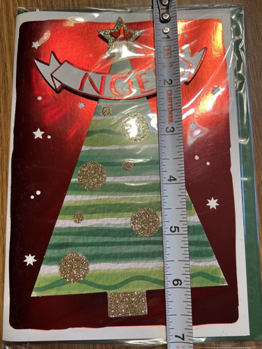 Voila Árbol de Navidad "Noel" Tarjeta de Navidad 3D con Sobre Sellado - Imagen 4 de 4