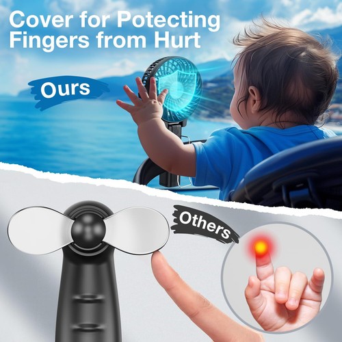 VersionTECH. Mini Handheld Fan USB Desk Fan Small Personal Portable Table Fan - Picture 5 of 7