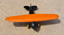 Vtg. Wyandotte Toys 1930 pressed steel airplane