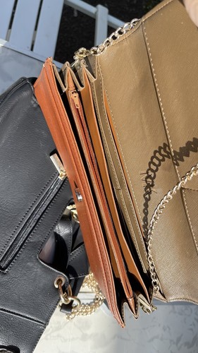 MK Leather Chain Cross Body Bag - Picture 3 of 8