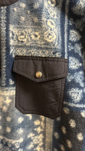Nuevo con etiquetas Polo Ralph Lauren Bandana Estampado de Retazos Polar Pullover Talla XL $248 - Imagen 3 de 8
