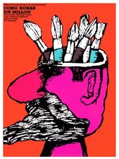 How to steal a million movie Decoration Poster.Graphic Art Interior design.3673