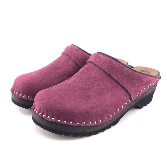 Troentorp Da Vinci Swedish Wooden Clogs EUR 38 Womens Size