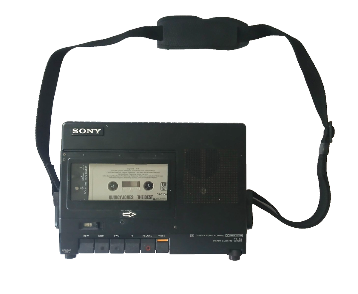 ぺ*ー様 SONY ステレオ　カセット　レコーダー　TC-D5 Sony TC-D5 Vintage Professional Portable Stereo Cassette