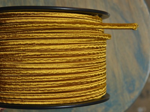 Cable eléctrico de 2 cables cubierto de tela de 25' - lámparas de tela de estilo vintage, ventiladores, EE. UU. - Imagen 9 de 21