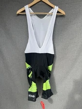 NWT PEARL IZUMI Pro Series Cycling LTD Bib Short Mens Large Black Green Fitted