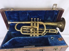 VINTAGE ROTH REYNOLDS CORNET TRUMPET 76464 W/ CASE