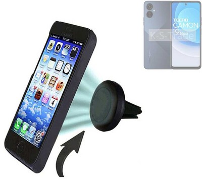 Magnethalterung Lüftungshalter für Tecno Camon 19 Neo Auto Halterung Smartphon