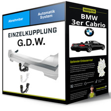 Abnehmbare Anhängerkupplung für BMW 3er Cabrio 08.2006-jetzt Typ E93 G.D.W. NEU