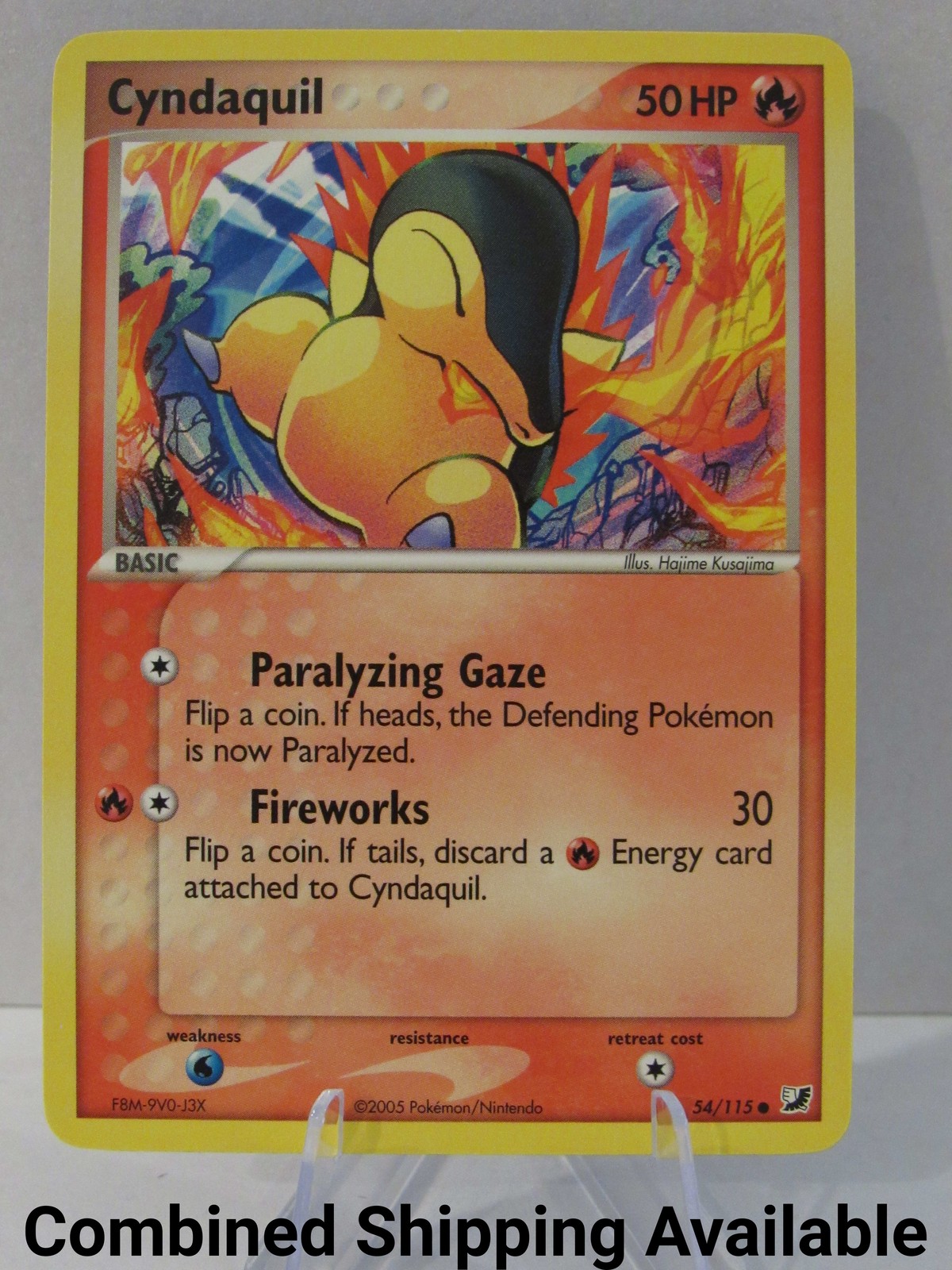 Cyndaquil 54/115 Unseen Forces NM English 17553