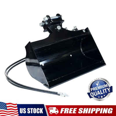 #ad Brand New 600mm Tilting Bucket 1Ton Mini Excavator Hydraulic Attachment US Stock $260.97