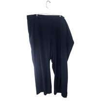Lane Bryant Navy Blue Wide Leg Ponte Pants Plus Size 26 Average