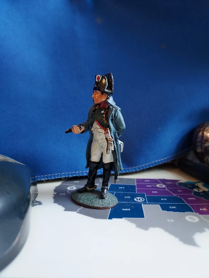 EMPERADOR NAPOLEÓN EN VESTIDO DE CAMPING 1805 FIGURA COMO NUEVA DE DEL PRADO SIN CAJA Foto 4 de 4