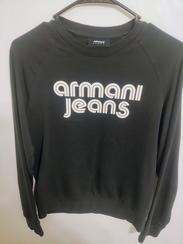 Women Armani Jeans Sweater Size S with Color Navy Blue