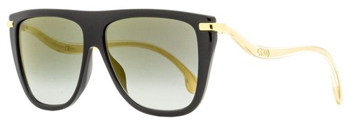 Gafas de sol Jimmy Choo Browline Suvi/S 807FQ negras/doradas 58 mm - Imagen 1 de 2