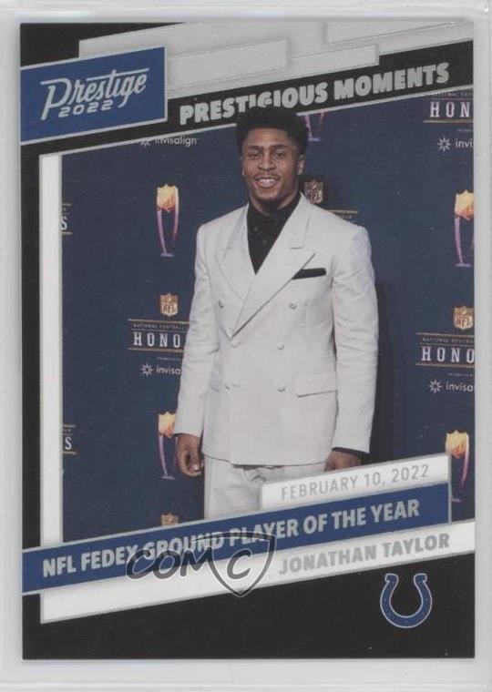 2022 Panini Prestige Prestigious Moments Jonathan Taylor #PM-5