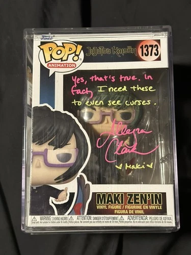 Funko Pop! Jujutsu Kaisen - Maki Zen’in Signed by Allegra Clark w/ Pop Stack