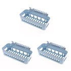 3pcs Self Adhesive Plastic Bathroom Shelf Organizer Wall Storage
