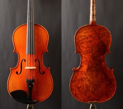 Bird Eyes Maple! A Best  Strad model Viola 15'' . Deep clear tone
