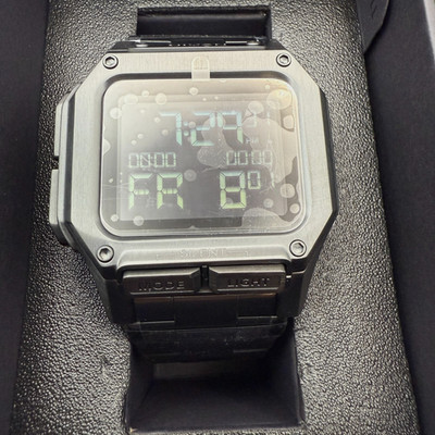 NIXON Regulus SS ALL BLACK Glus Men's Quartz Digital Watch