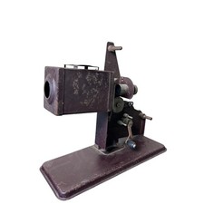 Vintage Metal Filmstrip Lantern Movie Projector Viewer Crank Handle Gears 40s