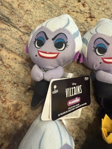 4 Zoll Funko Plüschtier Disney Villains Ursula/Queen Sammlerstück mit Etikett ~ Konvolut 4 - Bild 20 von 21