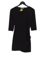Mango Jumper Midi Dress S in Black