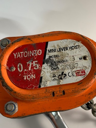 YATOINTO Mini Hebelkettenzug 3/4 Tonnen (1500lbs) Handaufzug - Bild 4 von 10